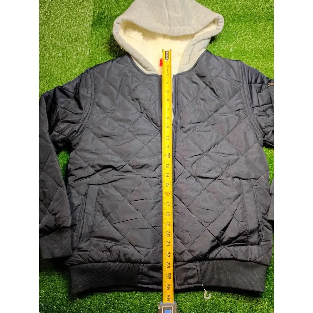 Stylish Ring of Fire Men's Rufus Quilted Bomber Jacket - NWT